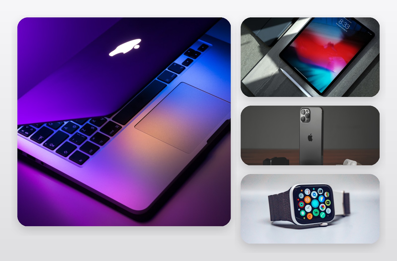 Línea de productos Apple para empresas y educación